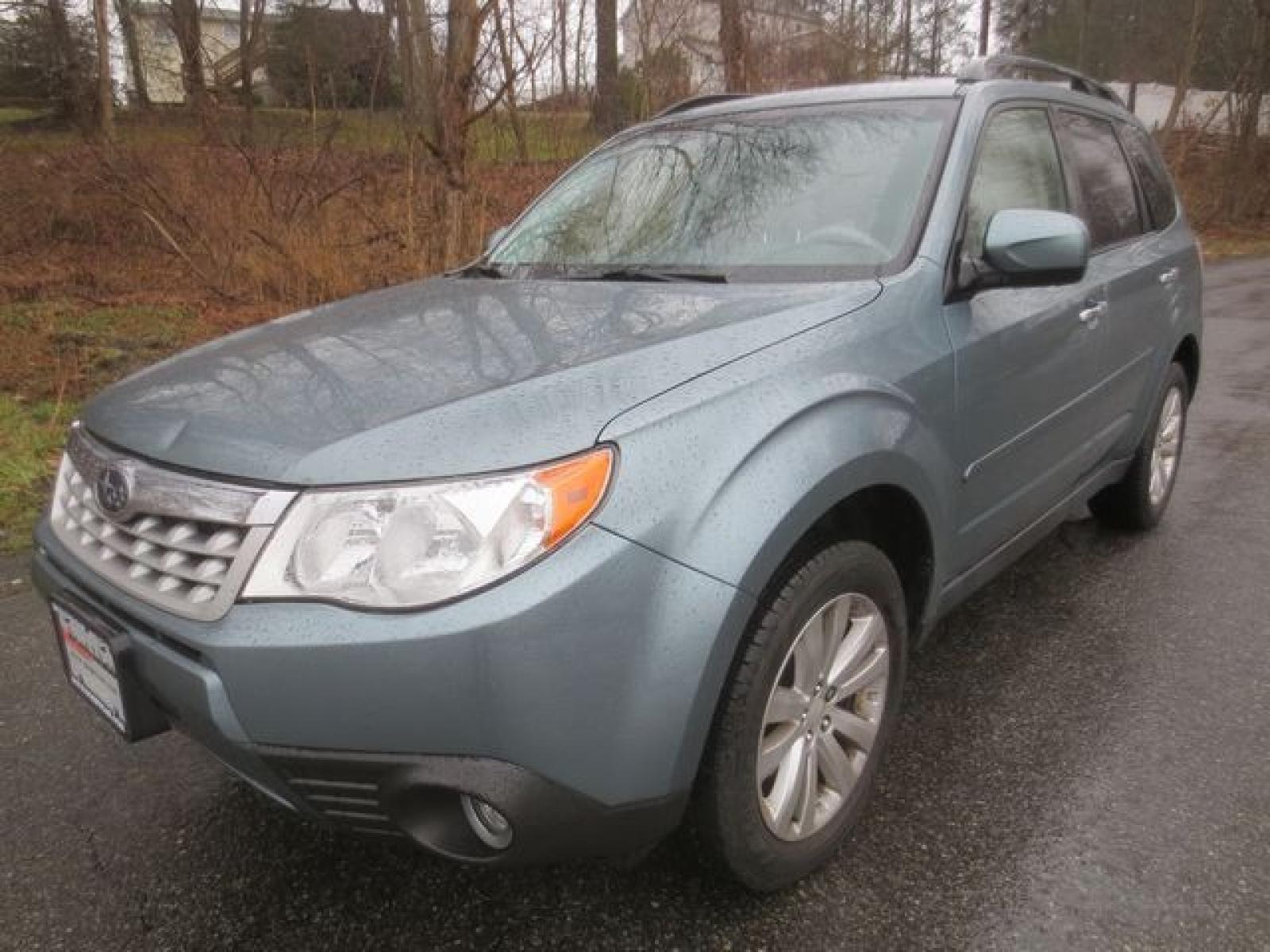 2012 Blue /Tan Subaru Forester Limited (JF2SHAEC3CH) with an 2.5L 4cyl engine, Automatic transmission, located at 270 US Route 6, Mahopac, NY, 10541, (845) 621-0895, 41.349022, -73.755280 - Photo #0